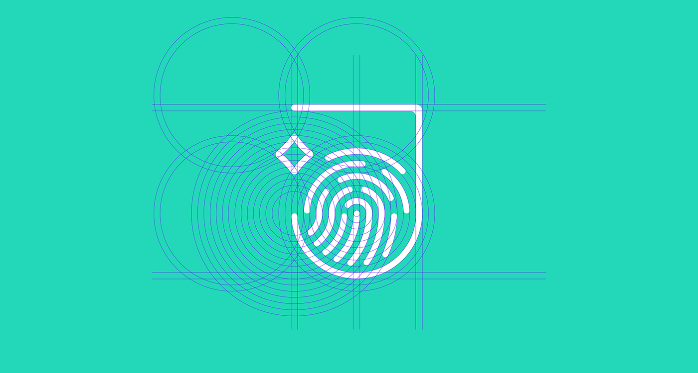 branding  corporate design Design Graphic digital fingerprint identité visuelle logo start-up