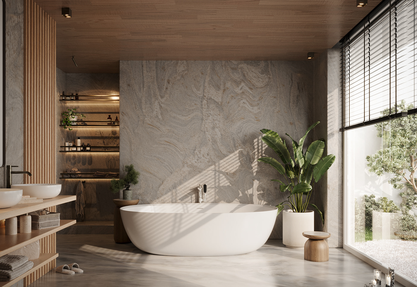 architecture visualization interior design  Render corona archviz bathroom modern design art