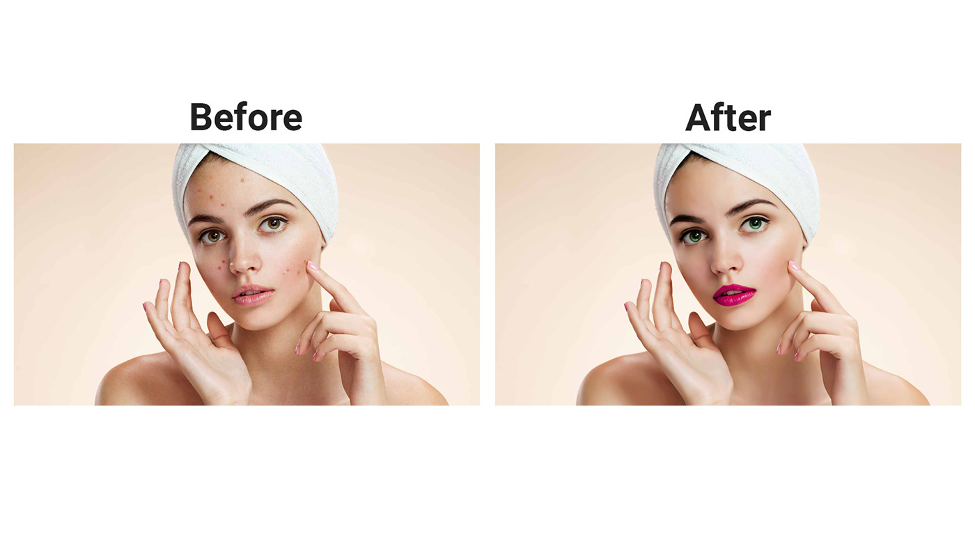 face clean Image Editing Skin retouching beauty retouch