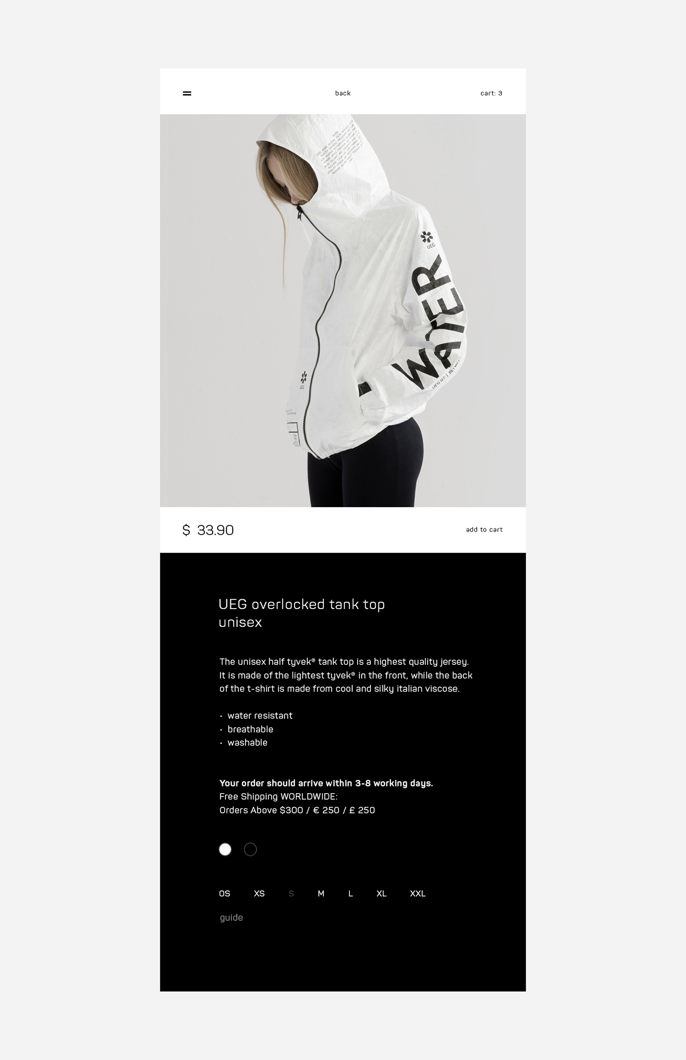 Web site shop minimal grid UI ux store Fashion  puma