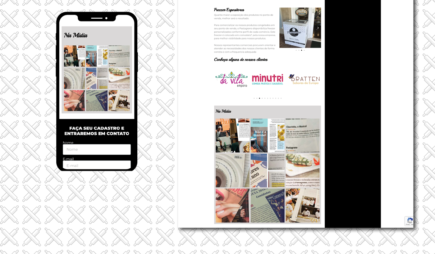 brand identity Food  food design landing page Pasta site ui design Web Web Design 