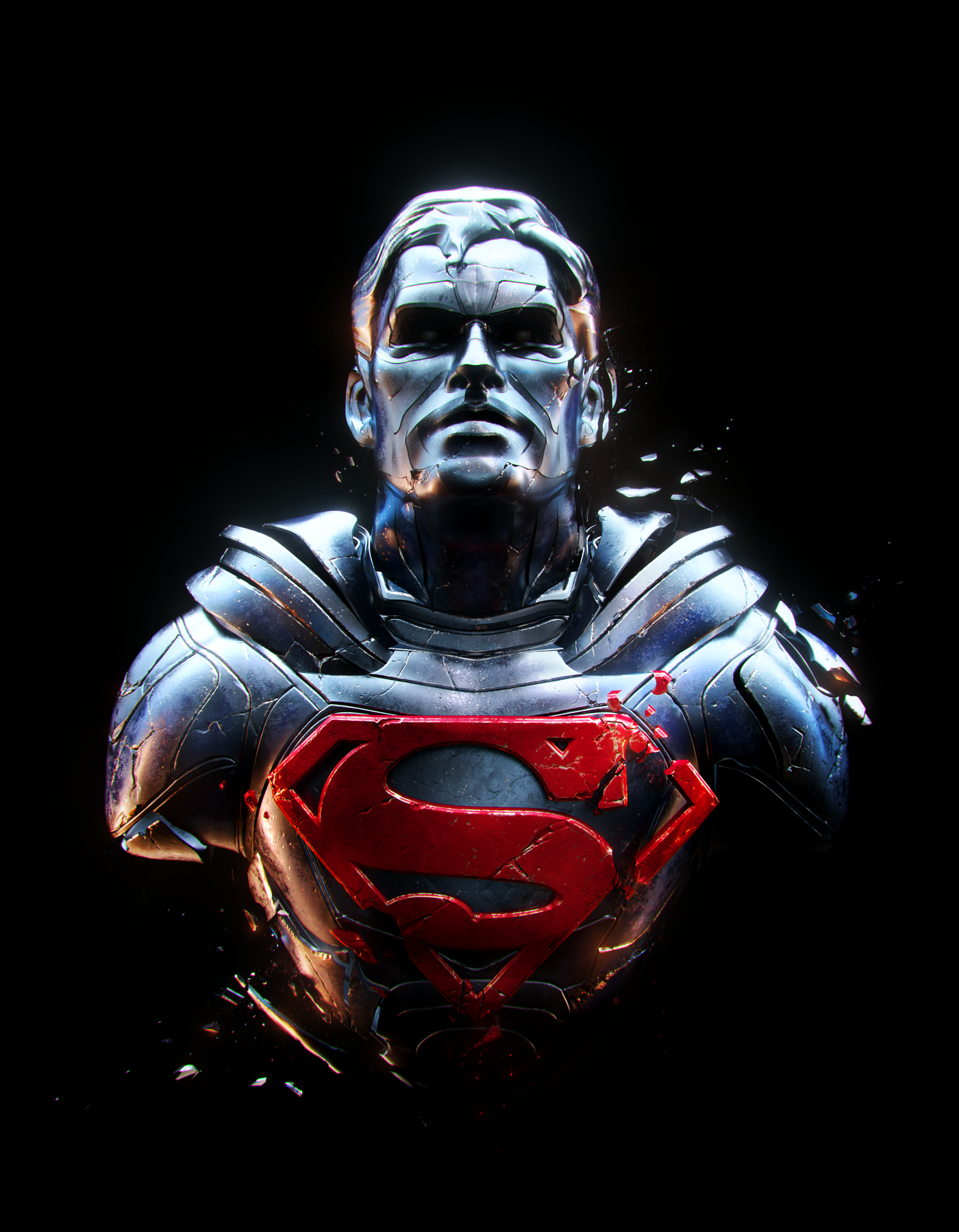 Digital art of Man of Steel by Adam Spizak