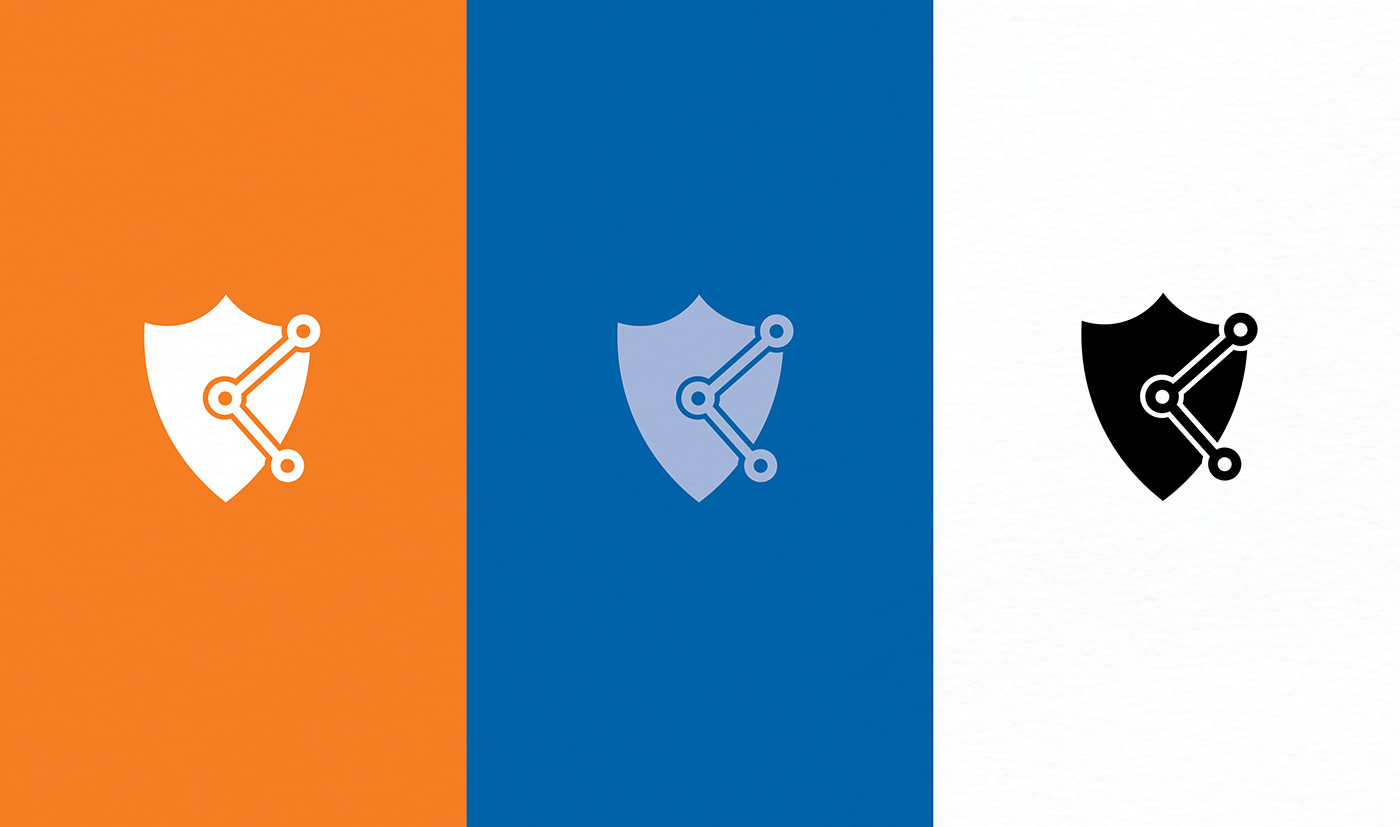 branding  college concepts data logo graphic design  logo shield simple logo University redesign
