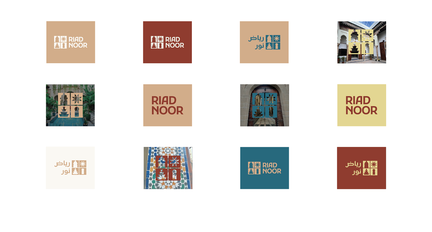 Brand Design brand identity charte graphique design graphique direction artistique hotel identité visuelle logo Morocco riad