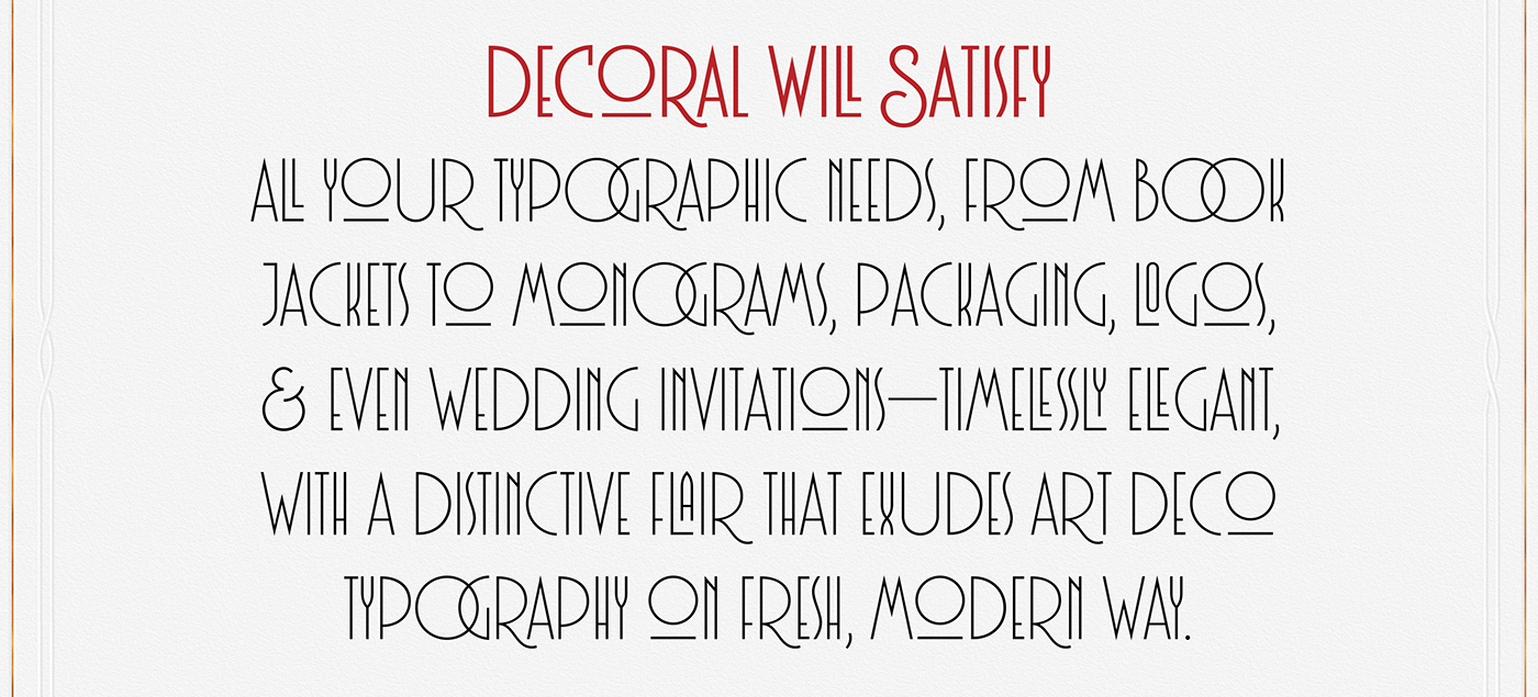 font typography   modern artdeco Display front page Fashion  cover design 50's
