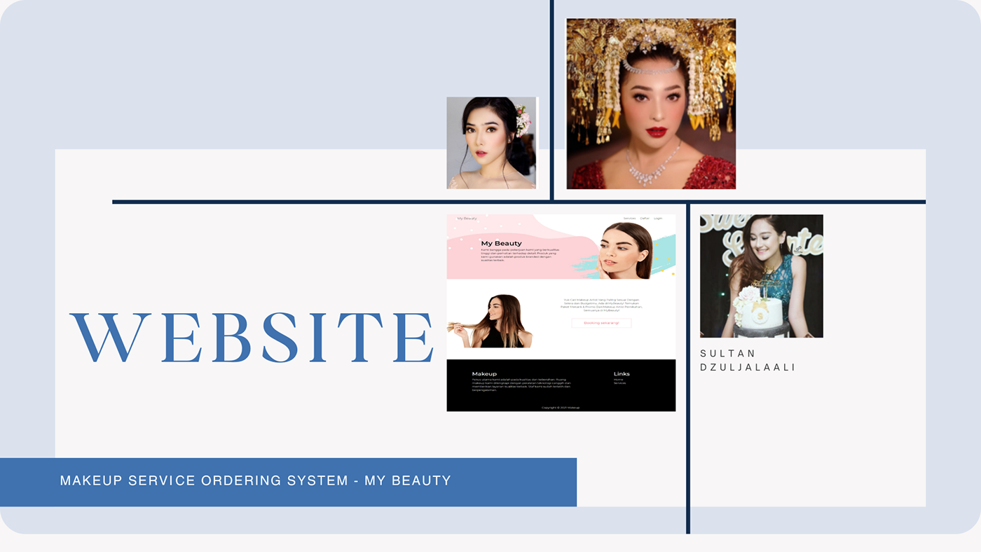 Website Web Design  flowchart testing Use case wireframe planning development makeup makeup artist