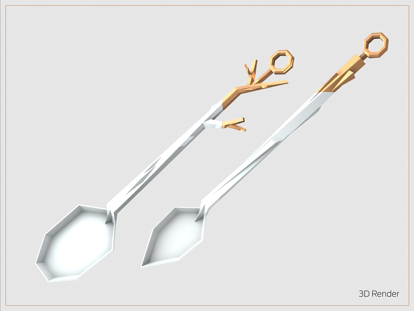 3D 3d spoon spoon 3D Modelling ocad