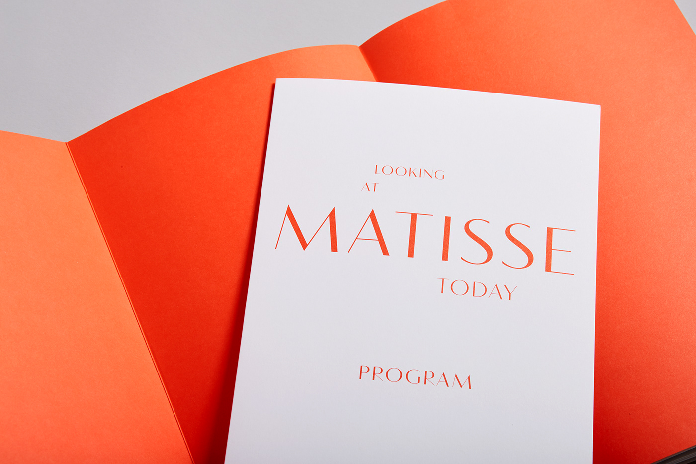 matisse museum Program fine art typography   Booklet Barnes Foundation