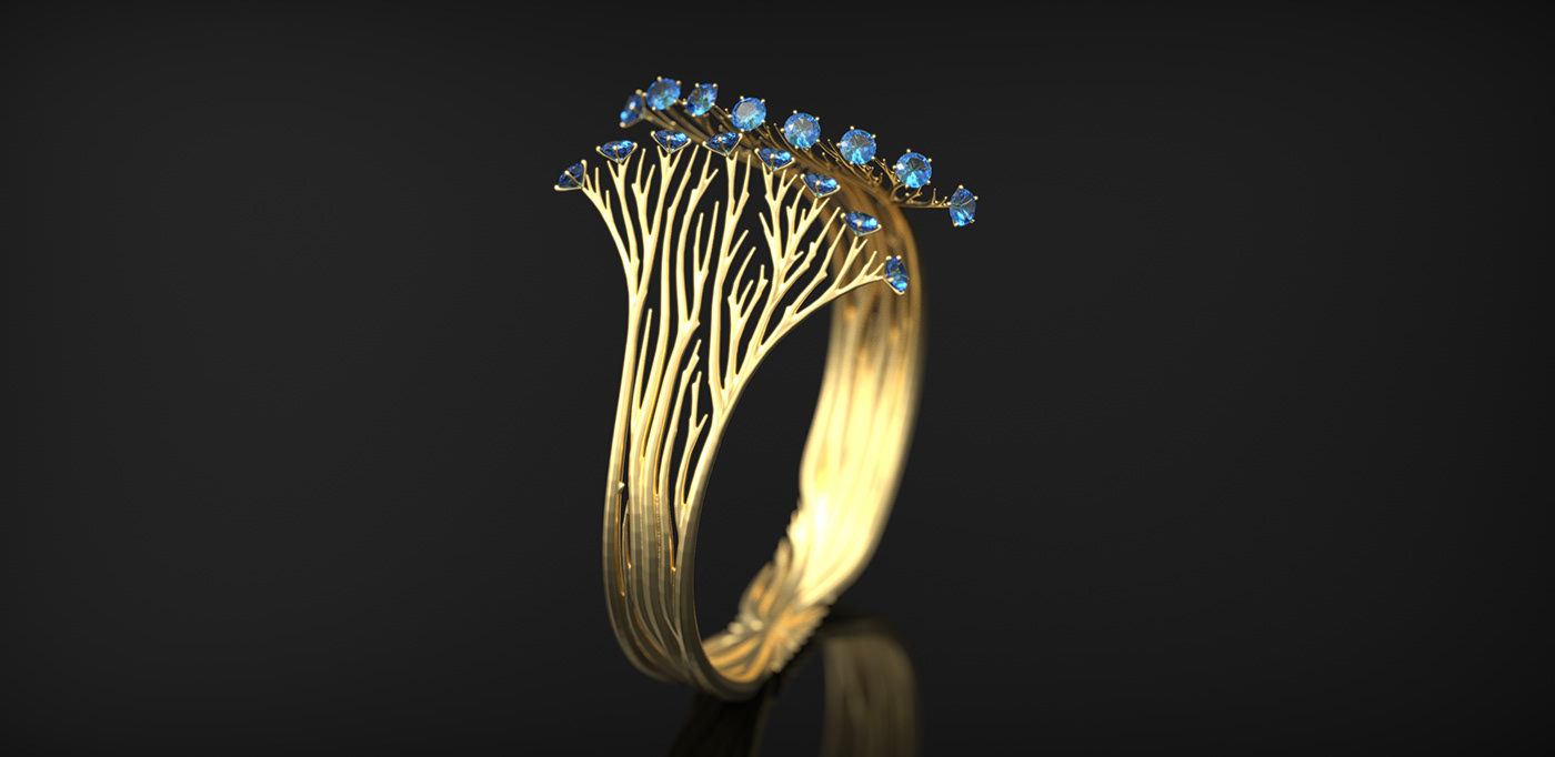 algorithmic design gemstone generative generative art HoudiniFX jewelry