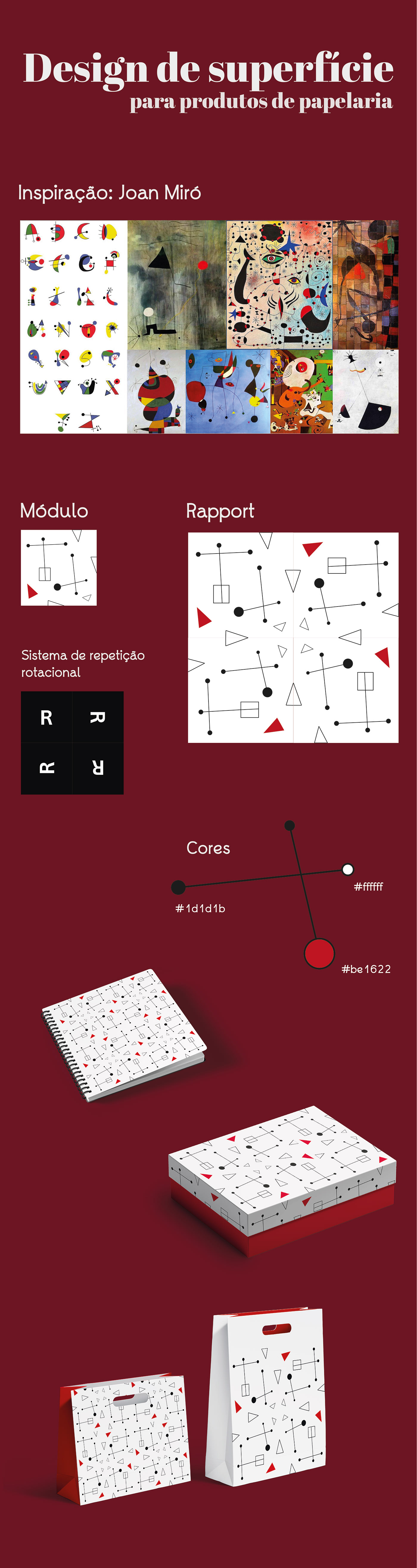 design surface design design de superfície miro Illustrator vector papelaria Estampa rapport joanmirò