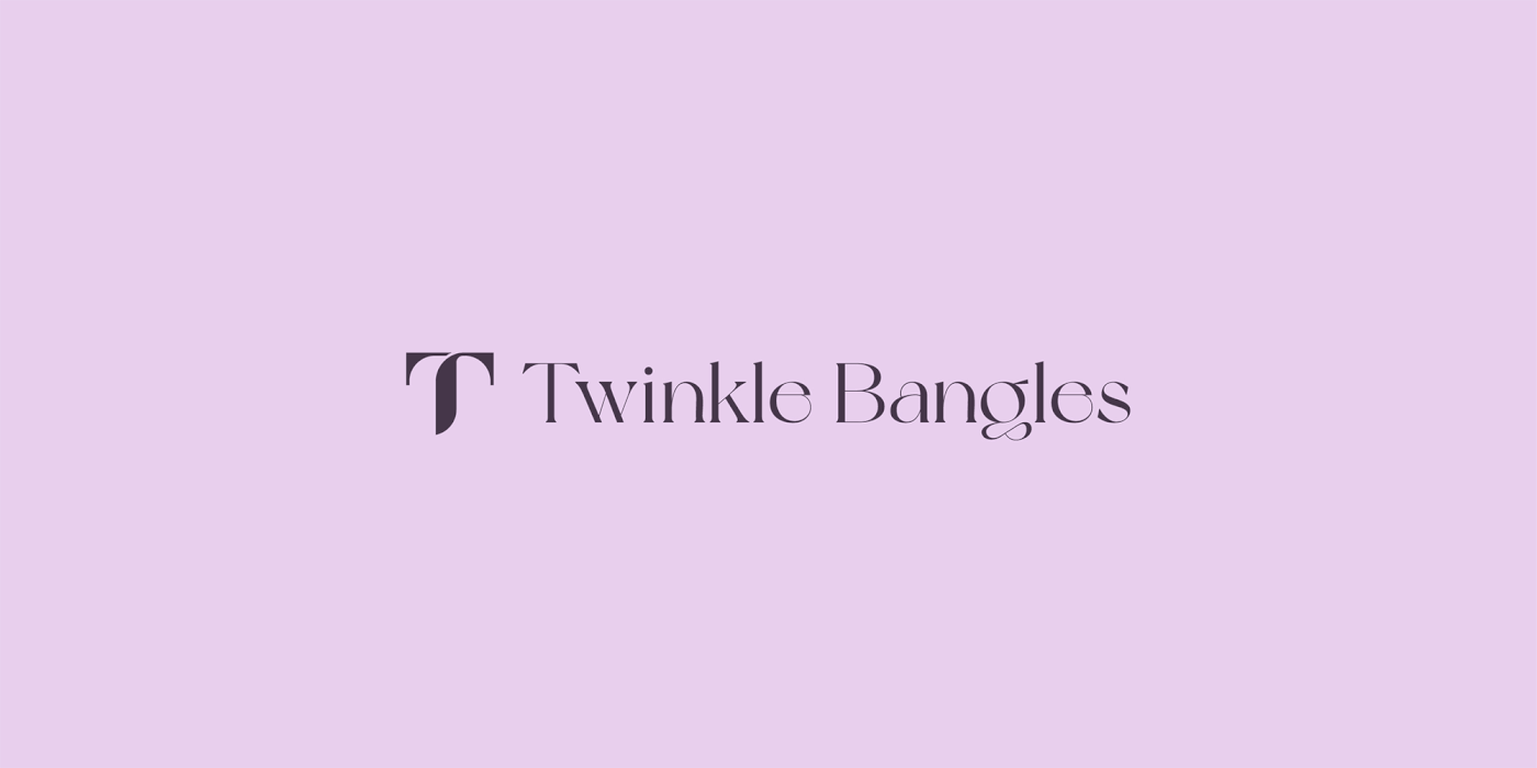 Twinkle bangle logo design
