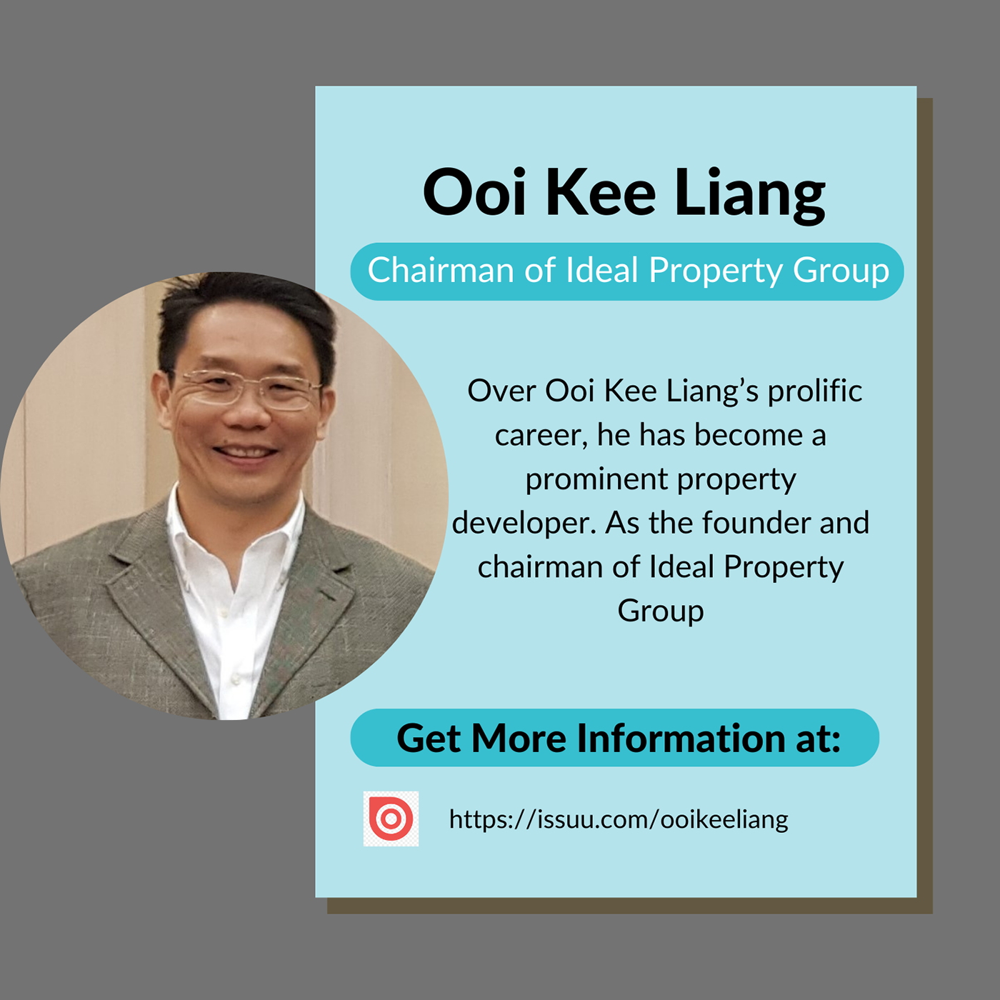 Ooi Kee Liang singapore chairman Founder