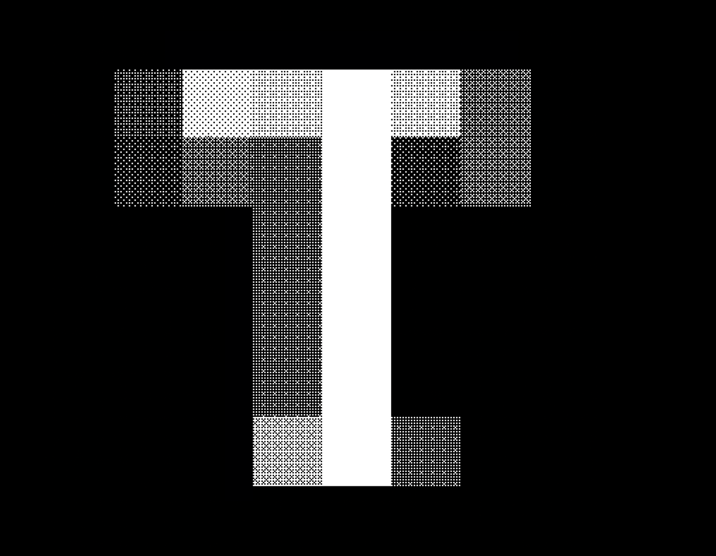 alphabet blackandwhite effect font pixel Pixel art type type design Typeface typography  