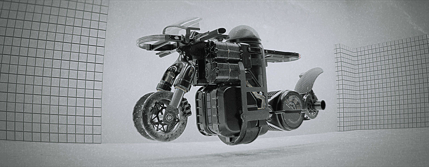 3D 3d modeling Bike blender CGI motorcycle short film transportation Transportation Design visualization