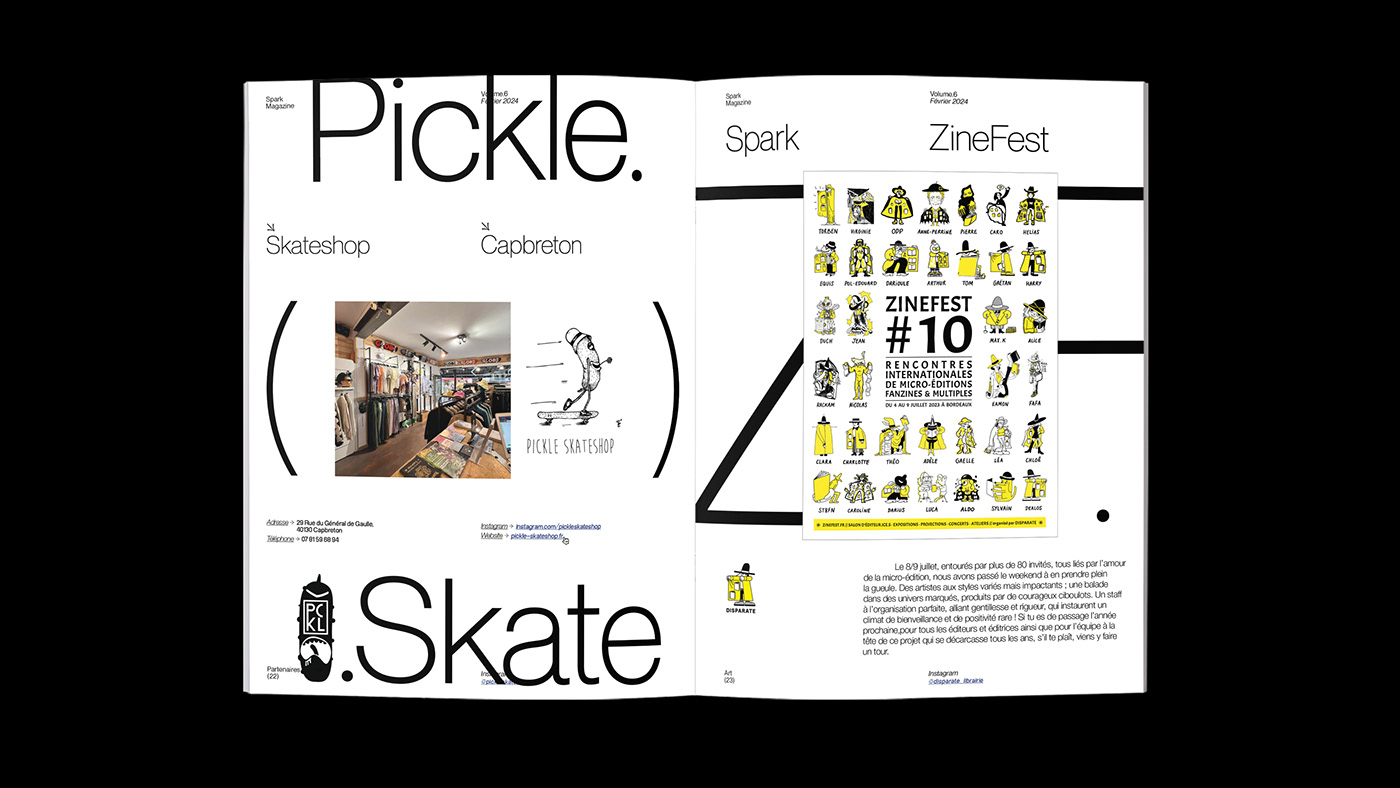 design editorial Layout magazine poster graphic skate typography   book brand identity