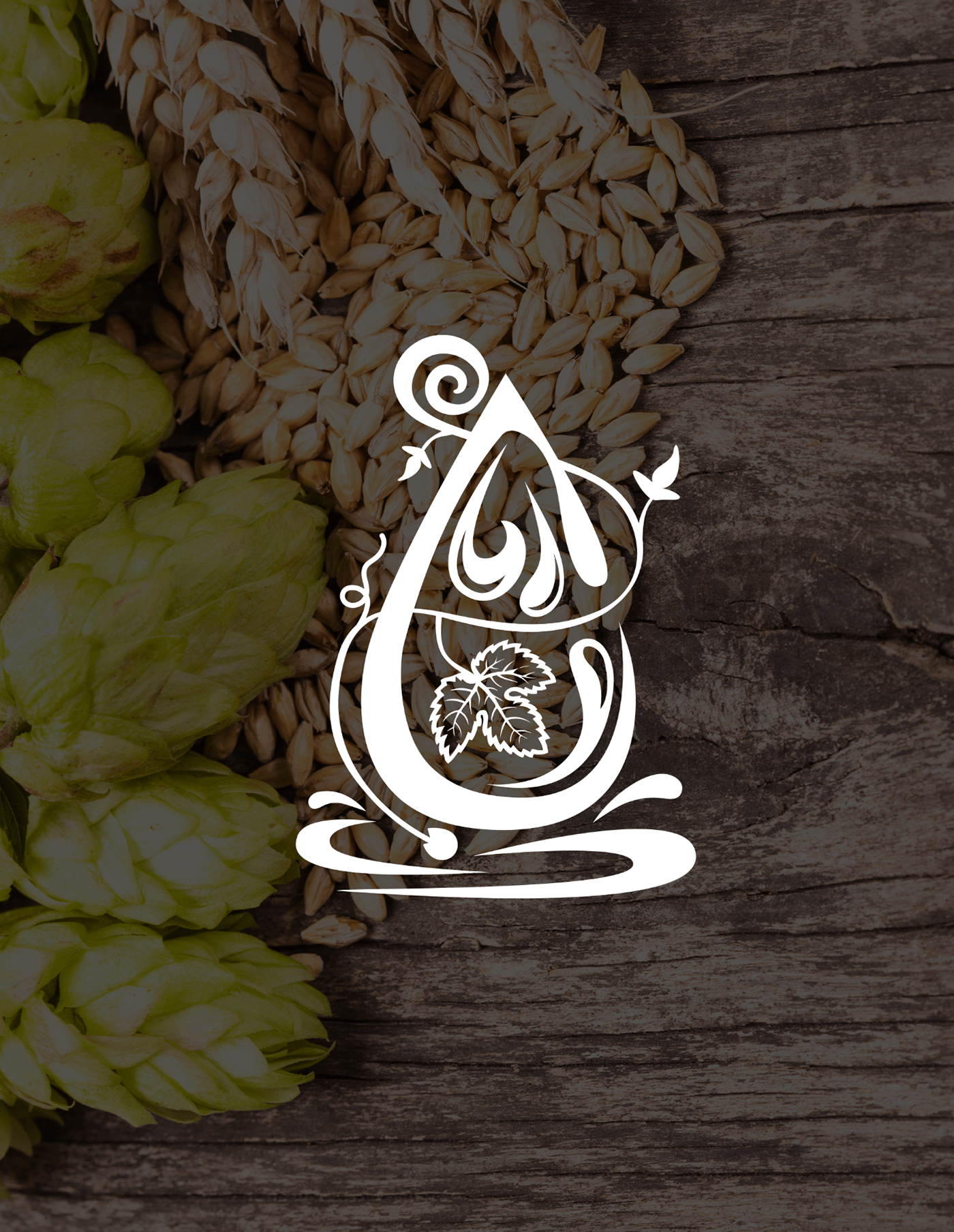 Beer icon and logo design for brewery. 