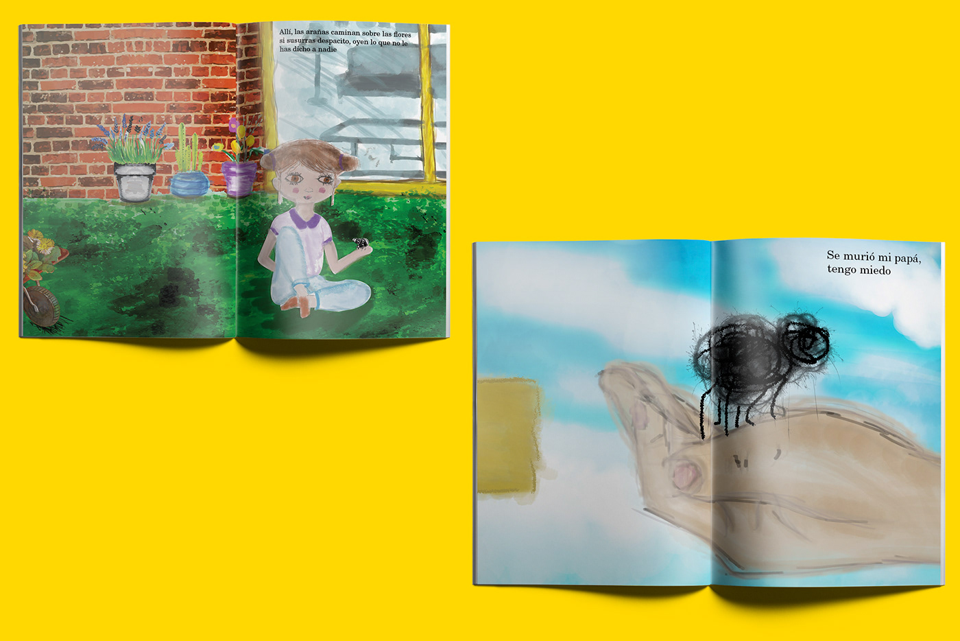 ilustracion editorial literatura infantil design libro Album Ilustrado experimento proyecto