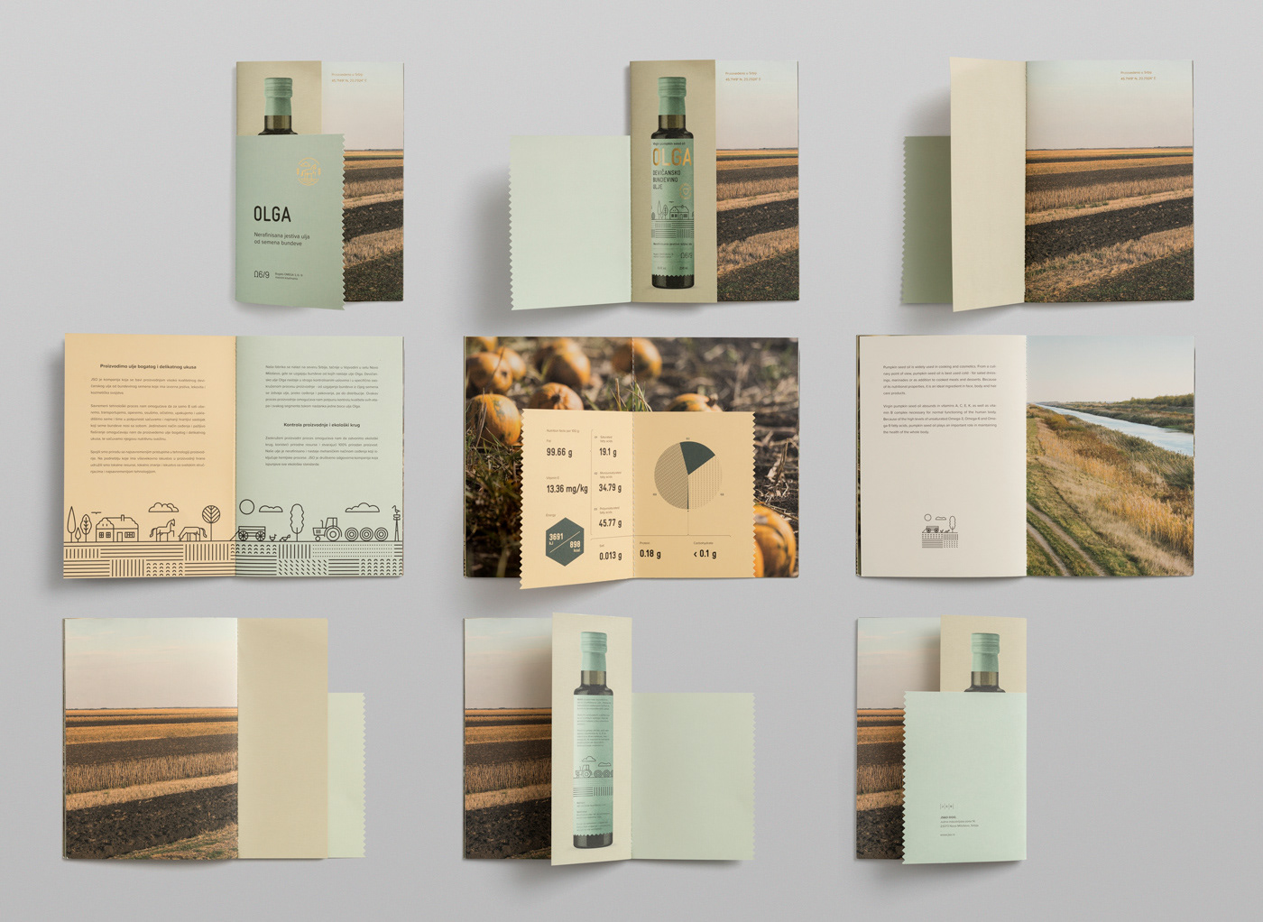 Olga Pumpkin Seed Oil Packaging Design by Metaklinika