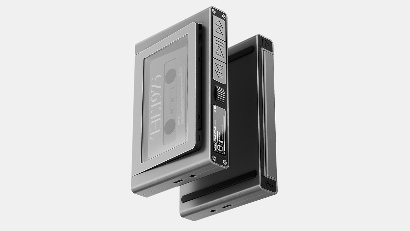 cassette player concept music Render walkman industrial design  product design 