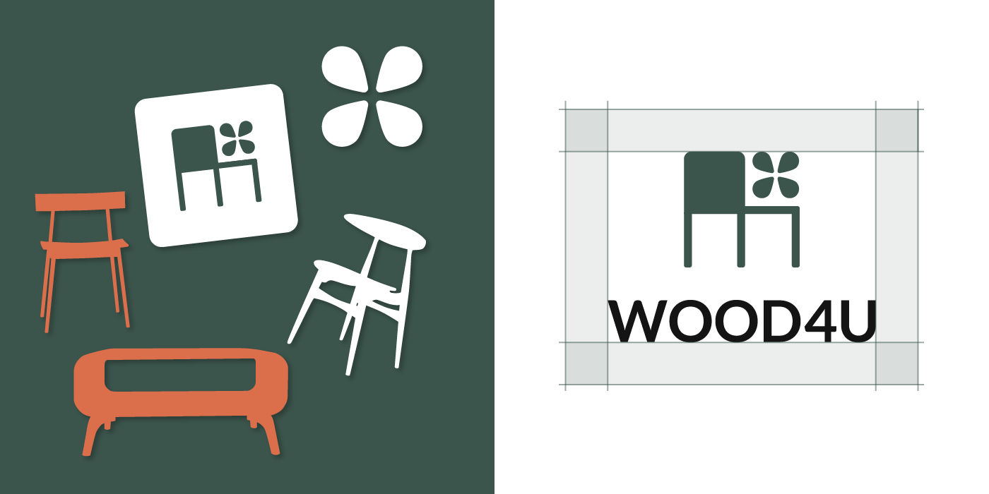 logo furniture logo logo brand Brand Design decor brand Home Logo construction CHAIRS logo Logo wood