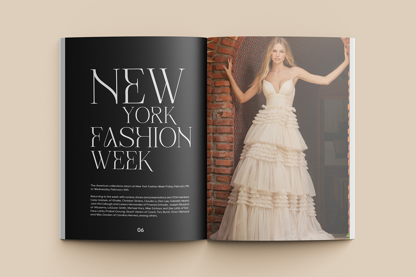 brochure design fashion magazine graphic Layout magazine Magazine design Style