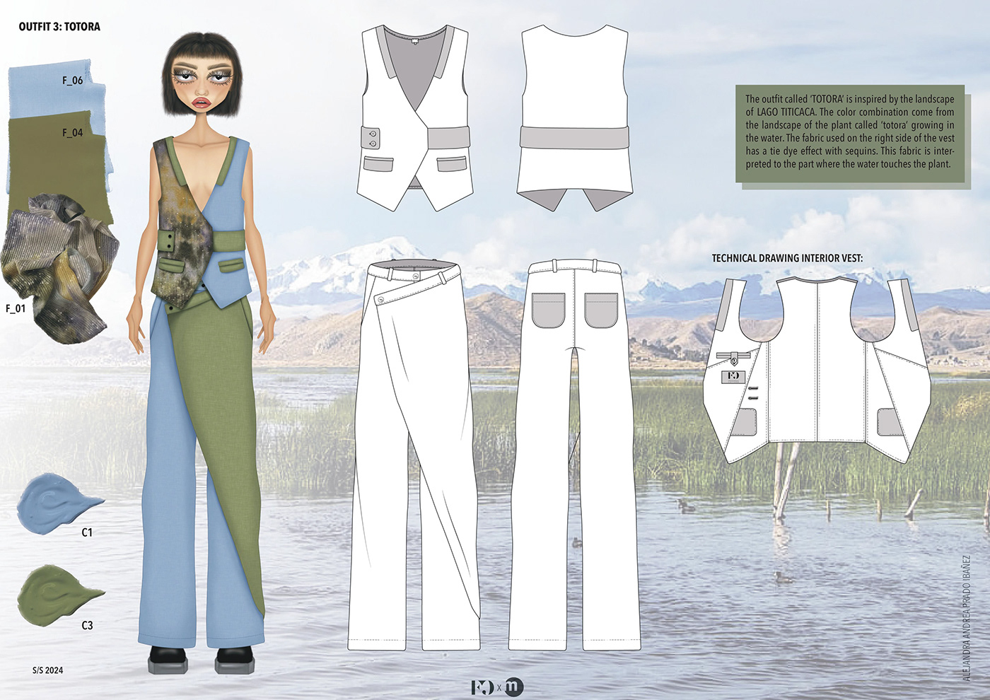 fashion design ILLUSTRATION  Clo3d digital fashion technical drawing