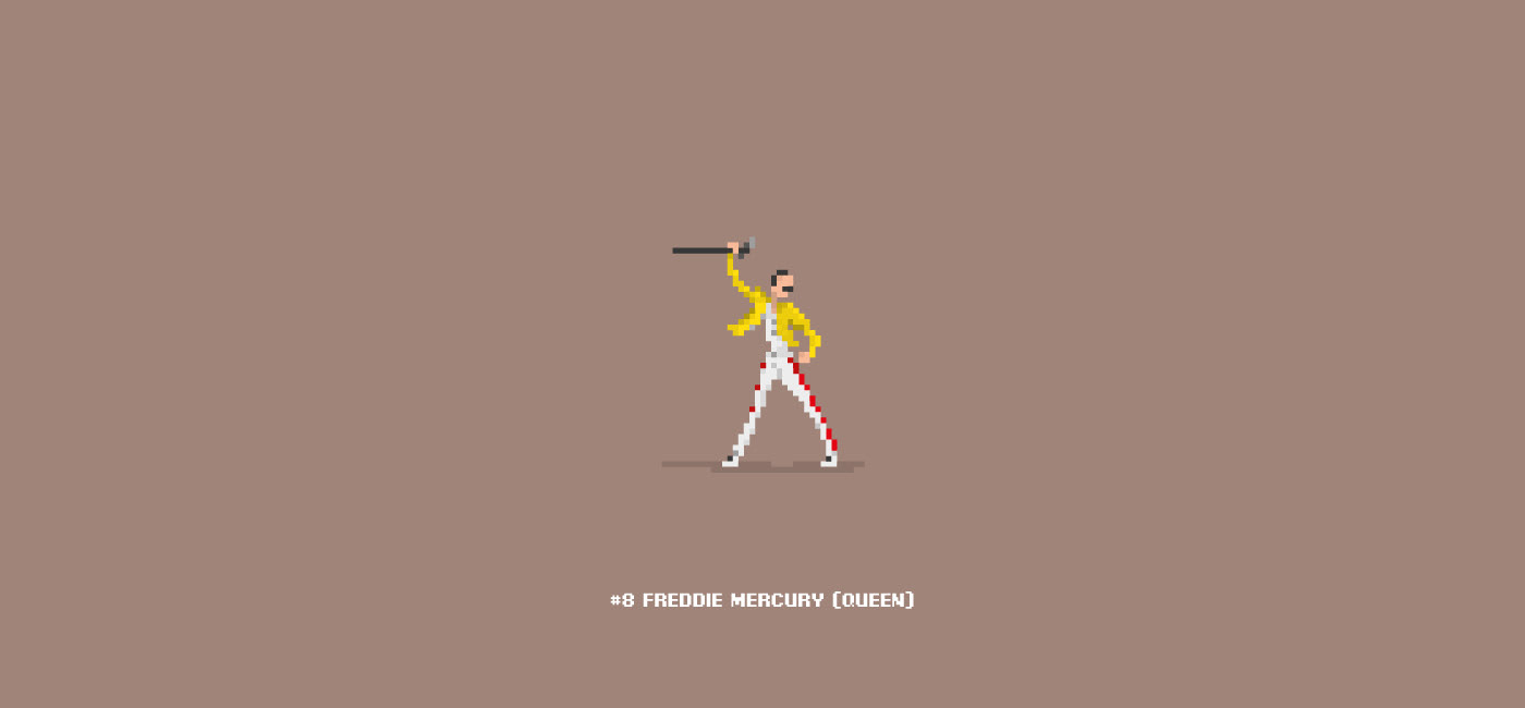 venom joker one punch man dragon ball overwatch  queen Pixel art Freddie Mercury IT Heath Ledger