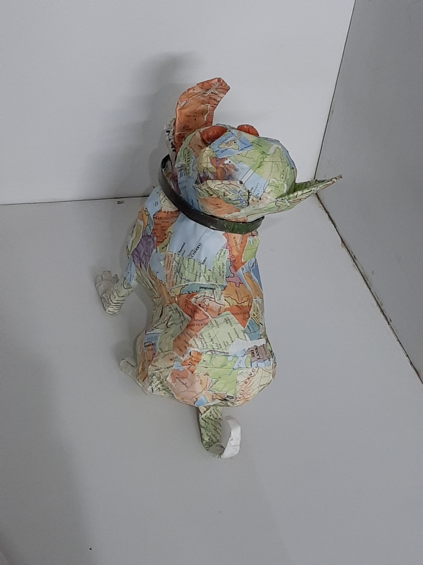 papersculpture craft handmade visualart dog Found objects fine art modelling 3D paper art