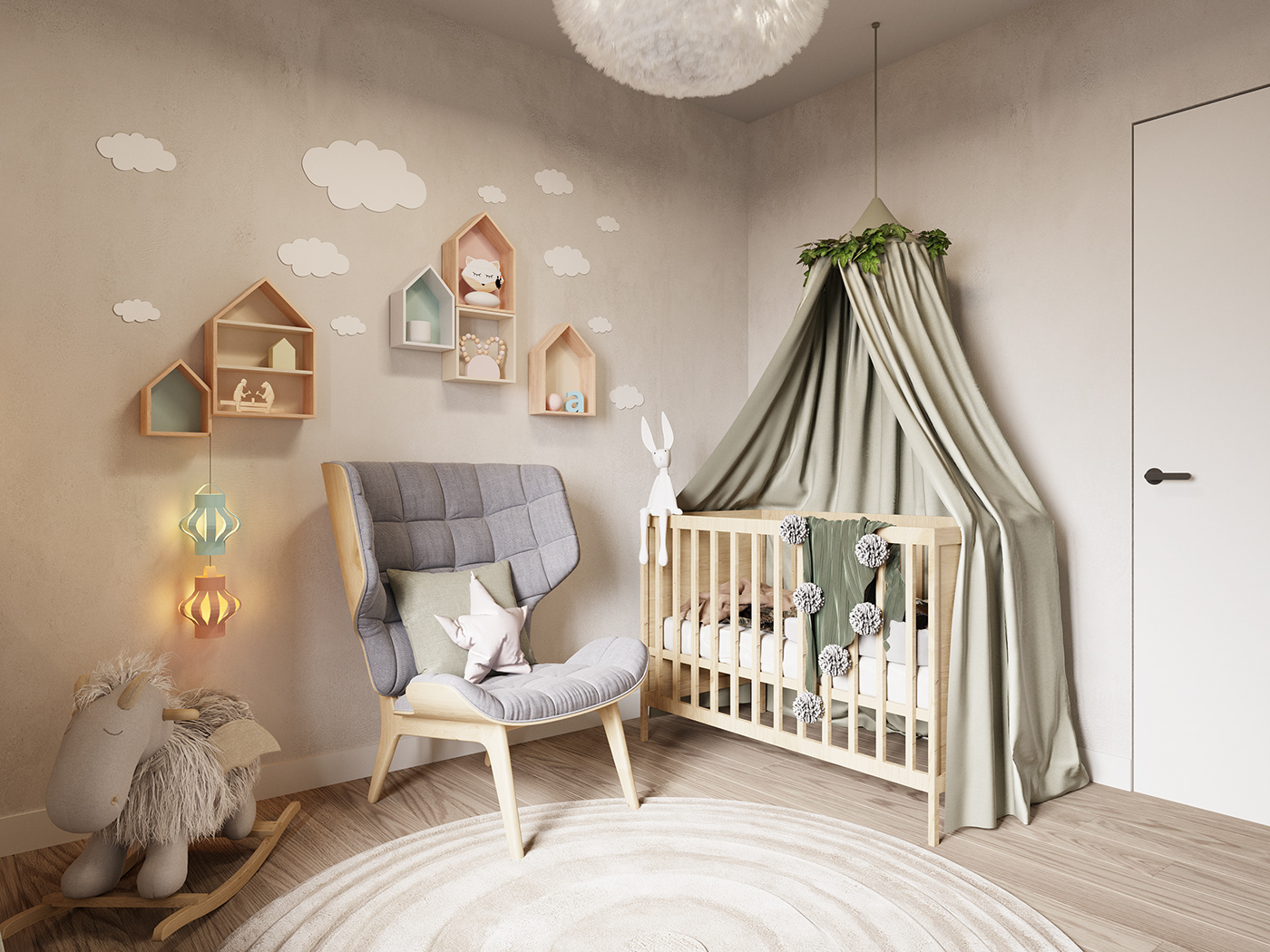 3D 3ds max architecture archviz childroom Interior marcin figiel meshform Render visualization