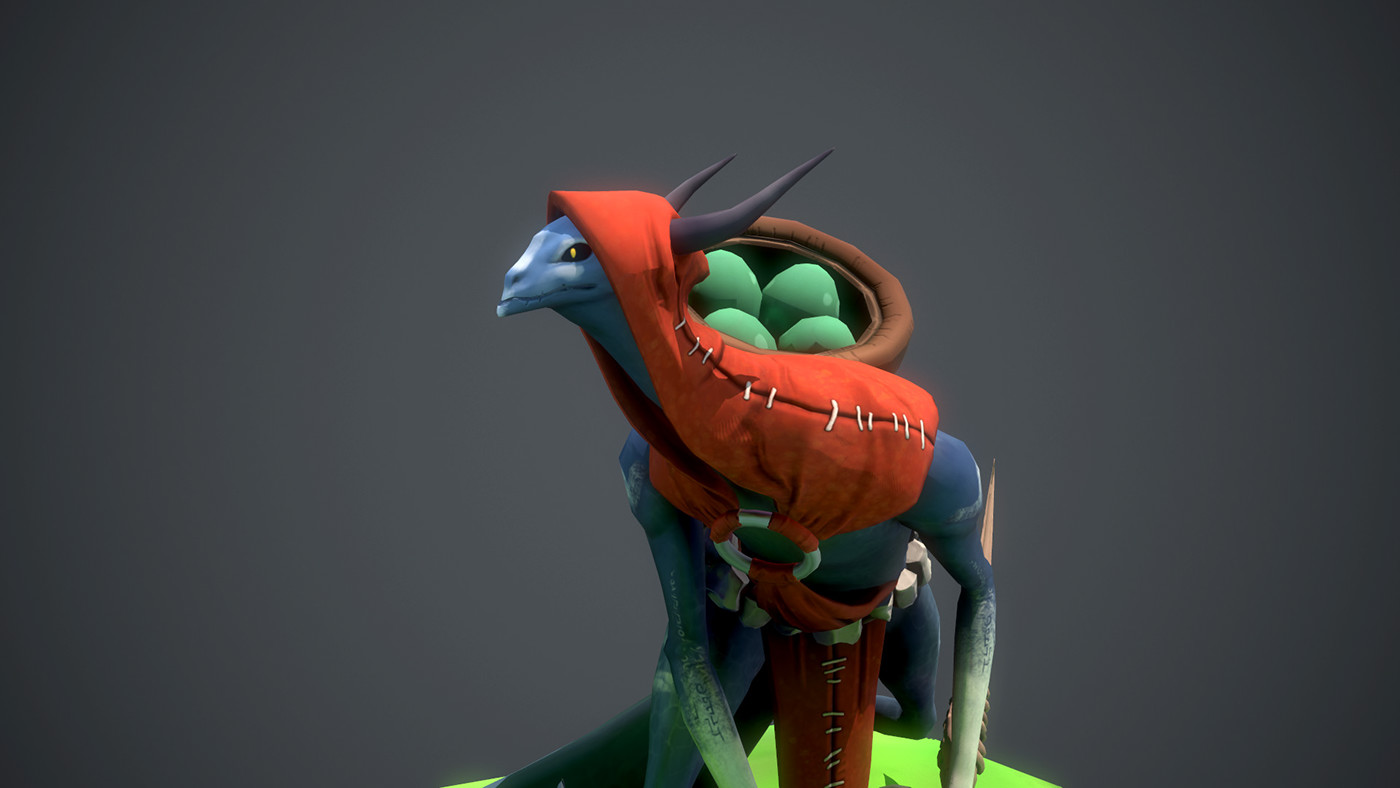 Zbrush lowpoly Game Art handpainted Game Dev 3D