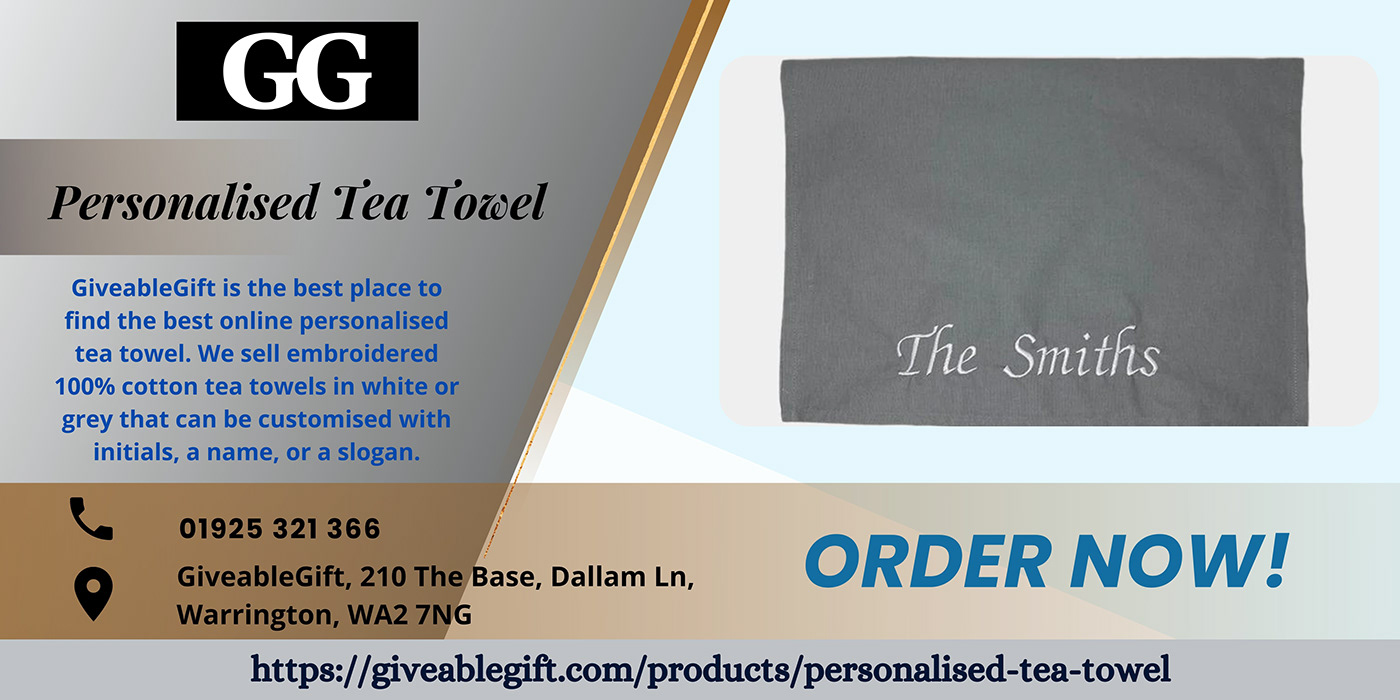 Personalised Tea Towel