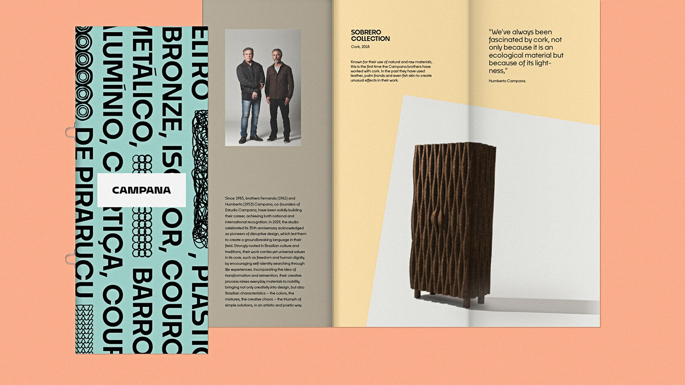 branding Brazil CampaƱa luxury materials motion premium texture typography design