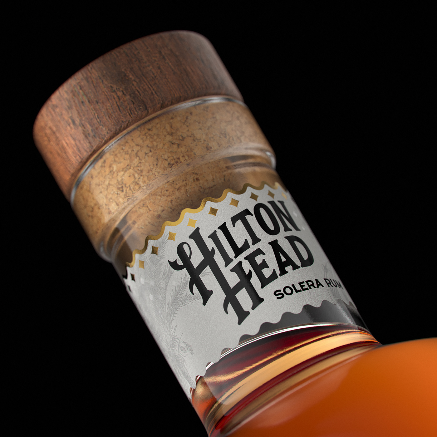 3D alcohol bottle brand identity CGI Digital Art  Packaging visual identity Brand Design branding 