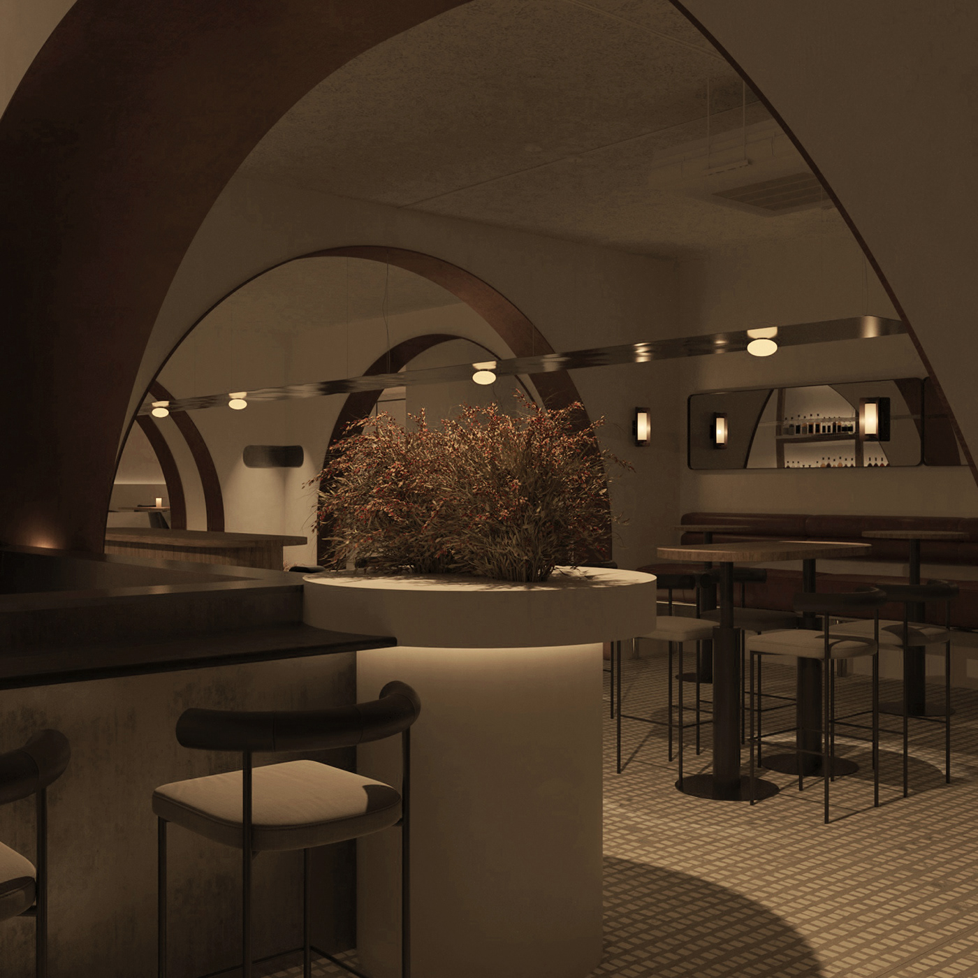 architecture archviz bar interior CGI Interior interior design 
