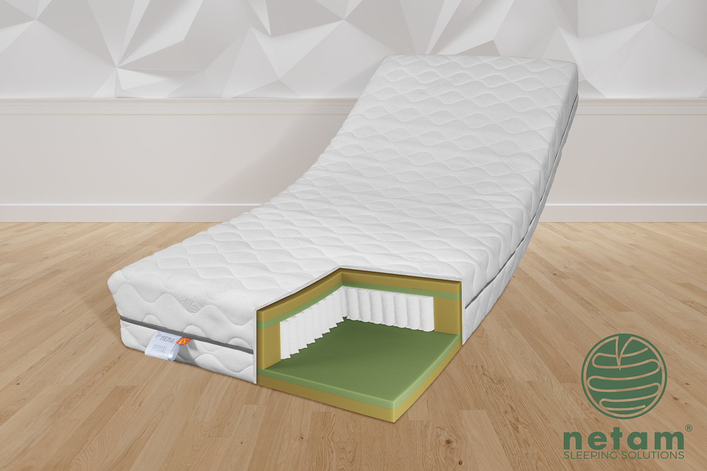 mattress mattress visualization mattress section netam vertex-design