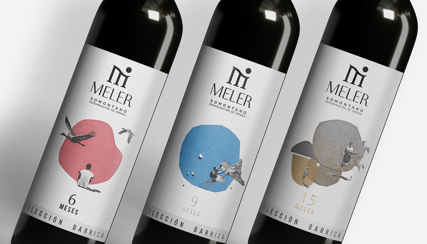 branding  etiqueta vino logo meler Packaging Proyecto experimental storytelling   wine wine label Wine Packaging