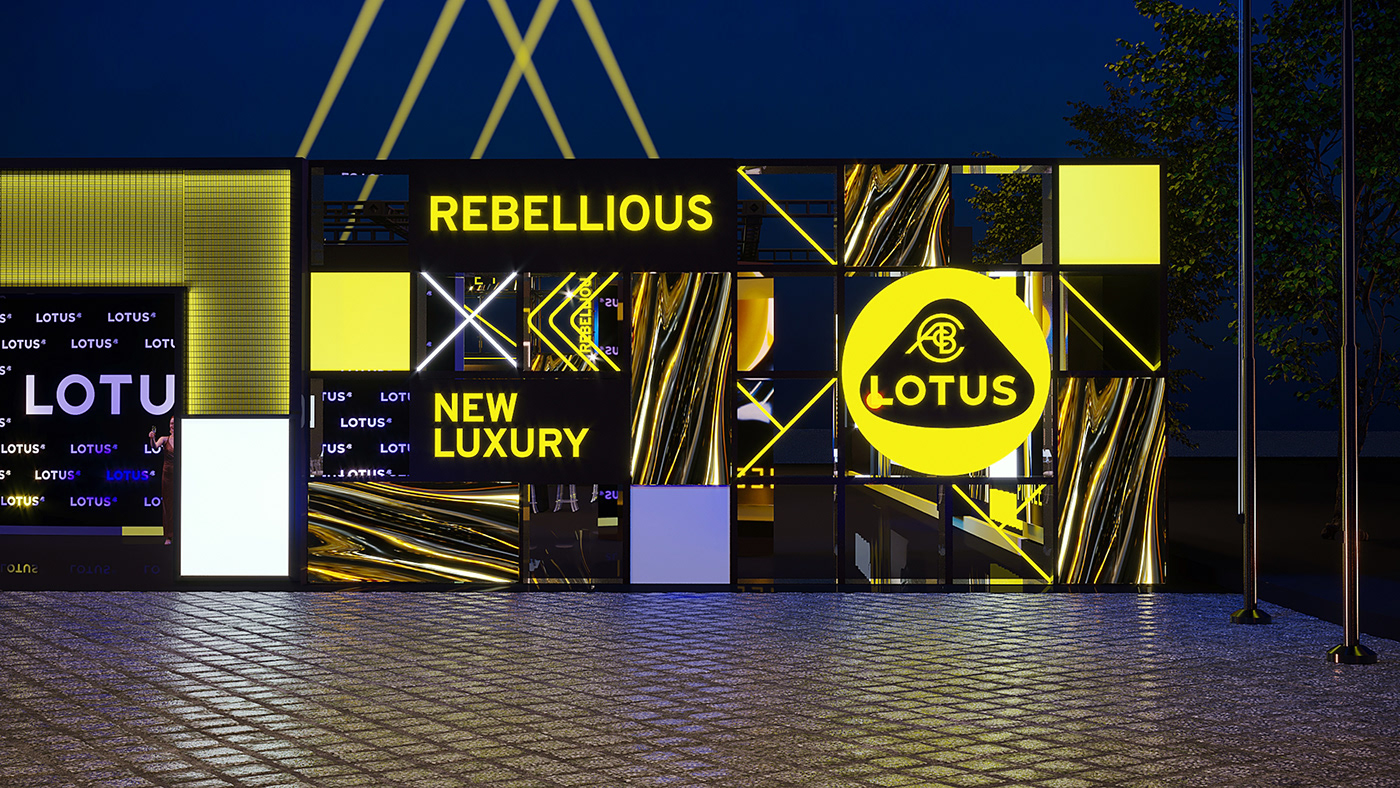 Lotus Cars automotive   Events Exhibition  launch Advertising  Event party branding  emira