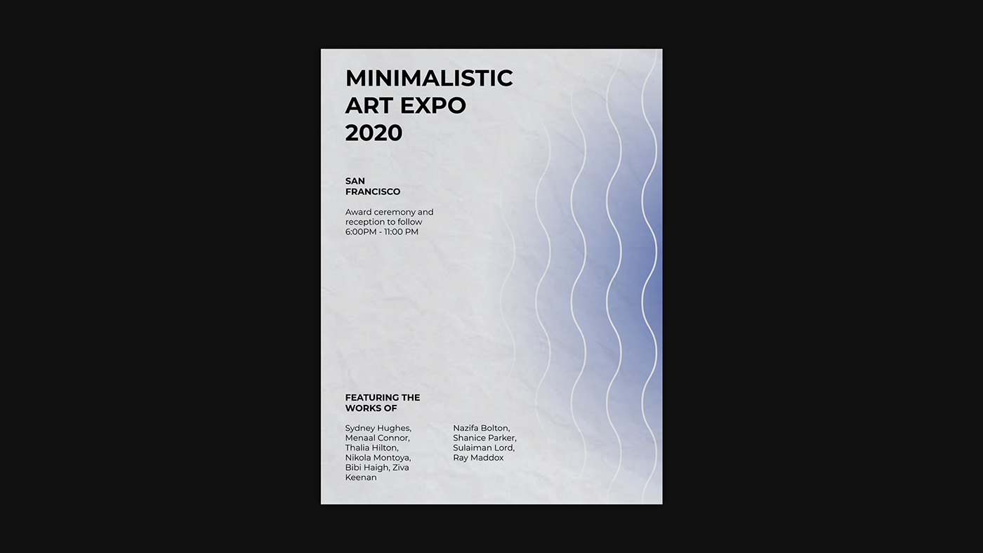 abstract art colors expo minimalisitic Minimalism pattern poster typography   vector