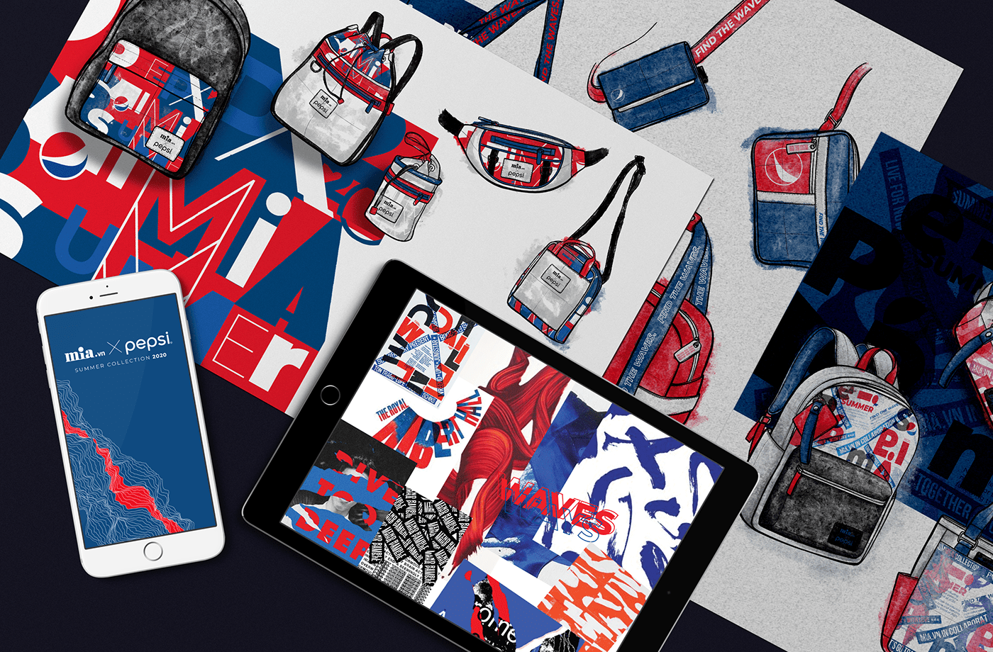 Backpacks bags Collaboration design proposal luggage pepsi pepsi vietnam product design  product sketches suitcase
