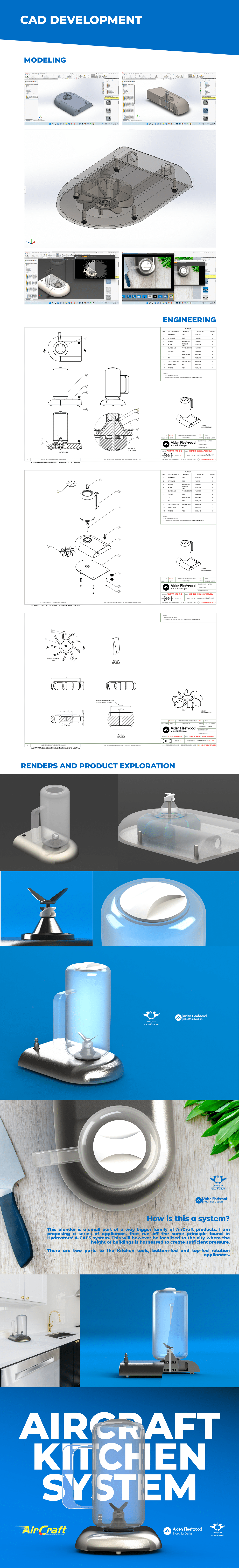 Aircraft concept design exams FinalExamProject industrial kitchendesign product tools
