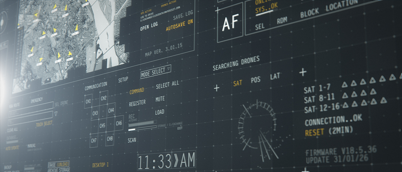 UI HUD Military Interface user ux maps screen future futuristic