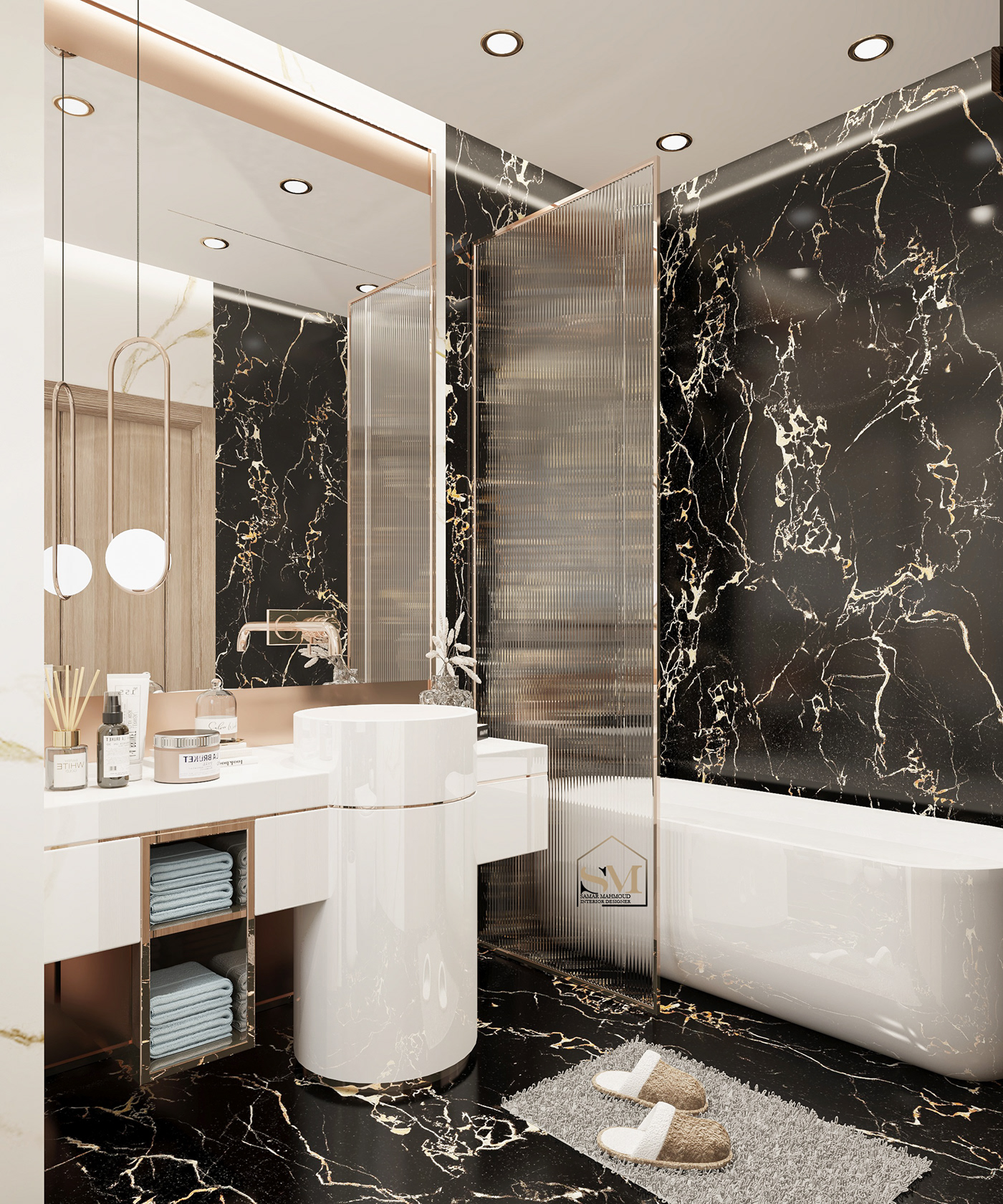 3D bath bathroom interior design  toilet visualization wc
