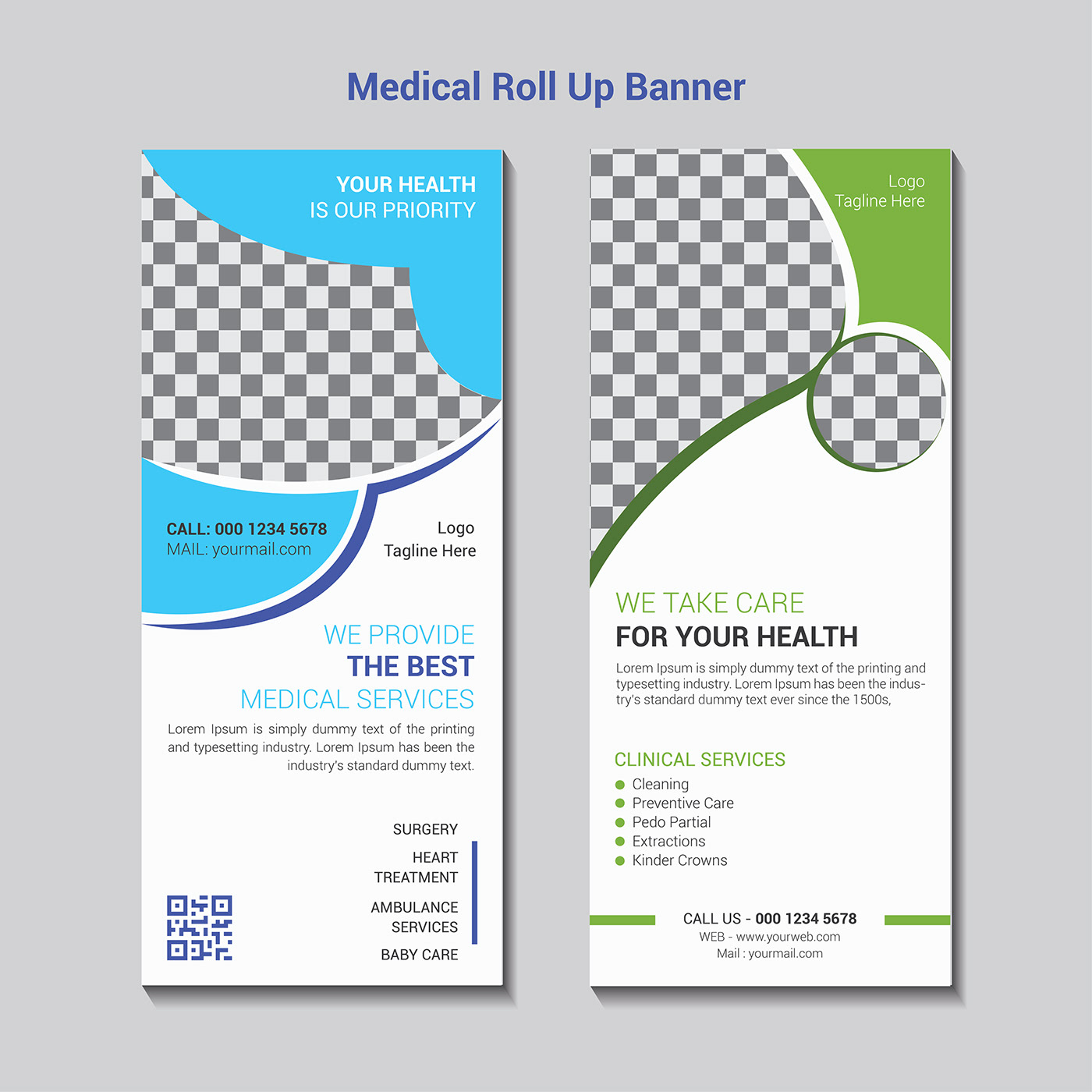 advertisement banner template billboard graphicdesign medical banner rollup rollupbanner Sigange stand banner 