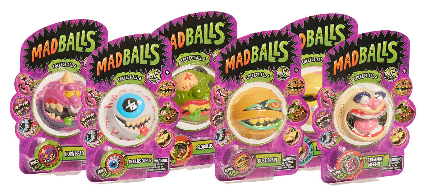 JustPlayProducts MEG brands Madballs toy packaging art direction  packaging design