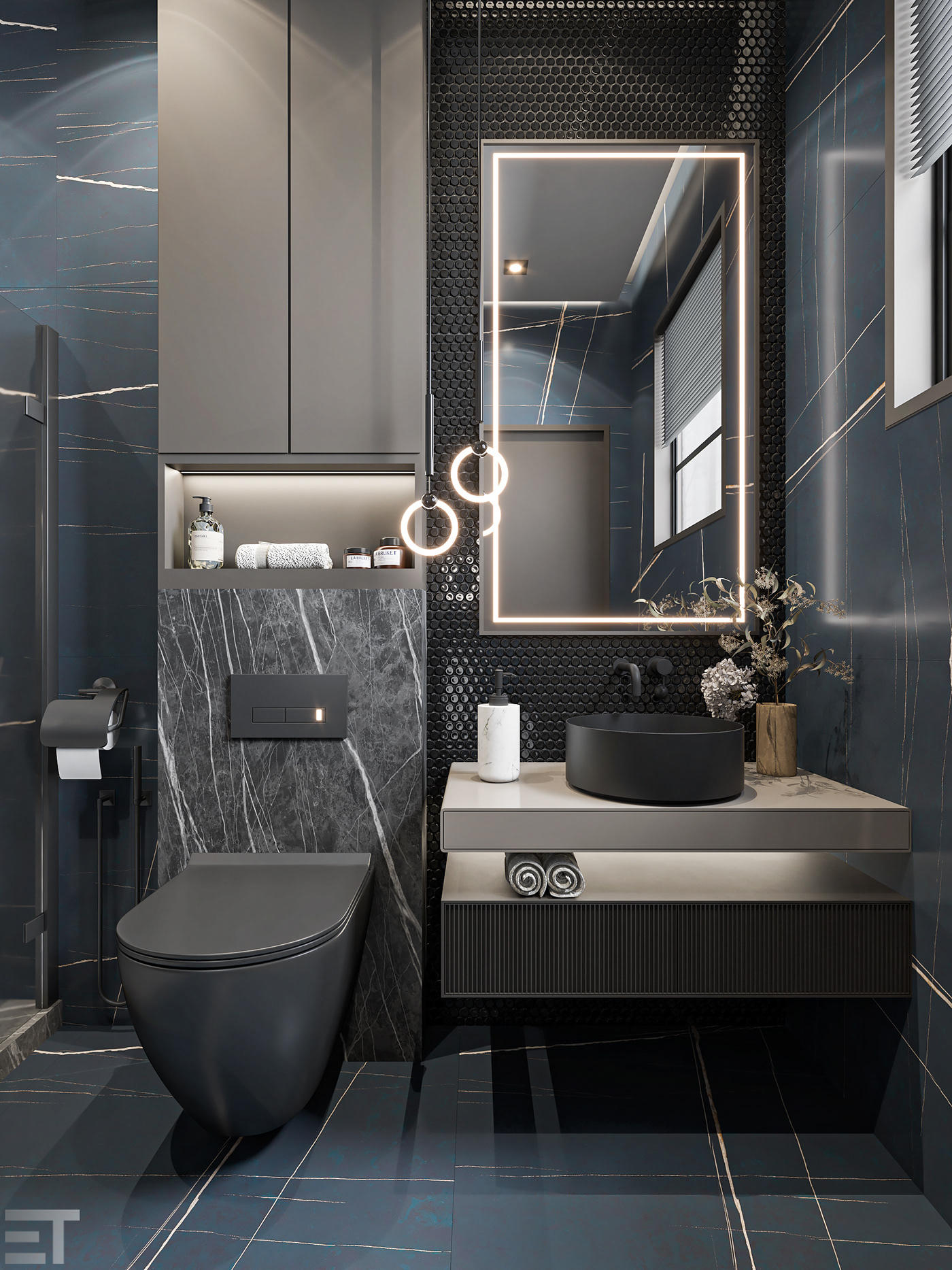 3D 3ds max architecture CGI visualization vray bathroom Render modern