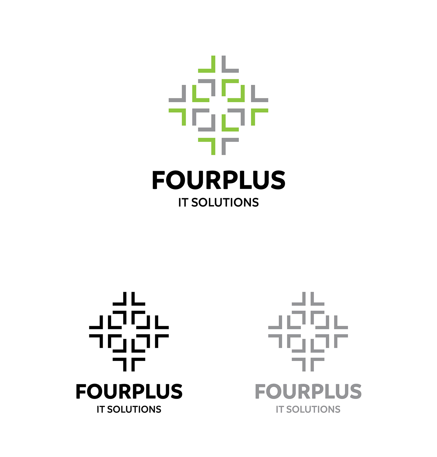 fourplus branding  Qatar logo logos doha IT solutions