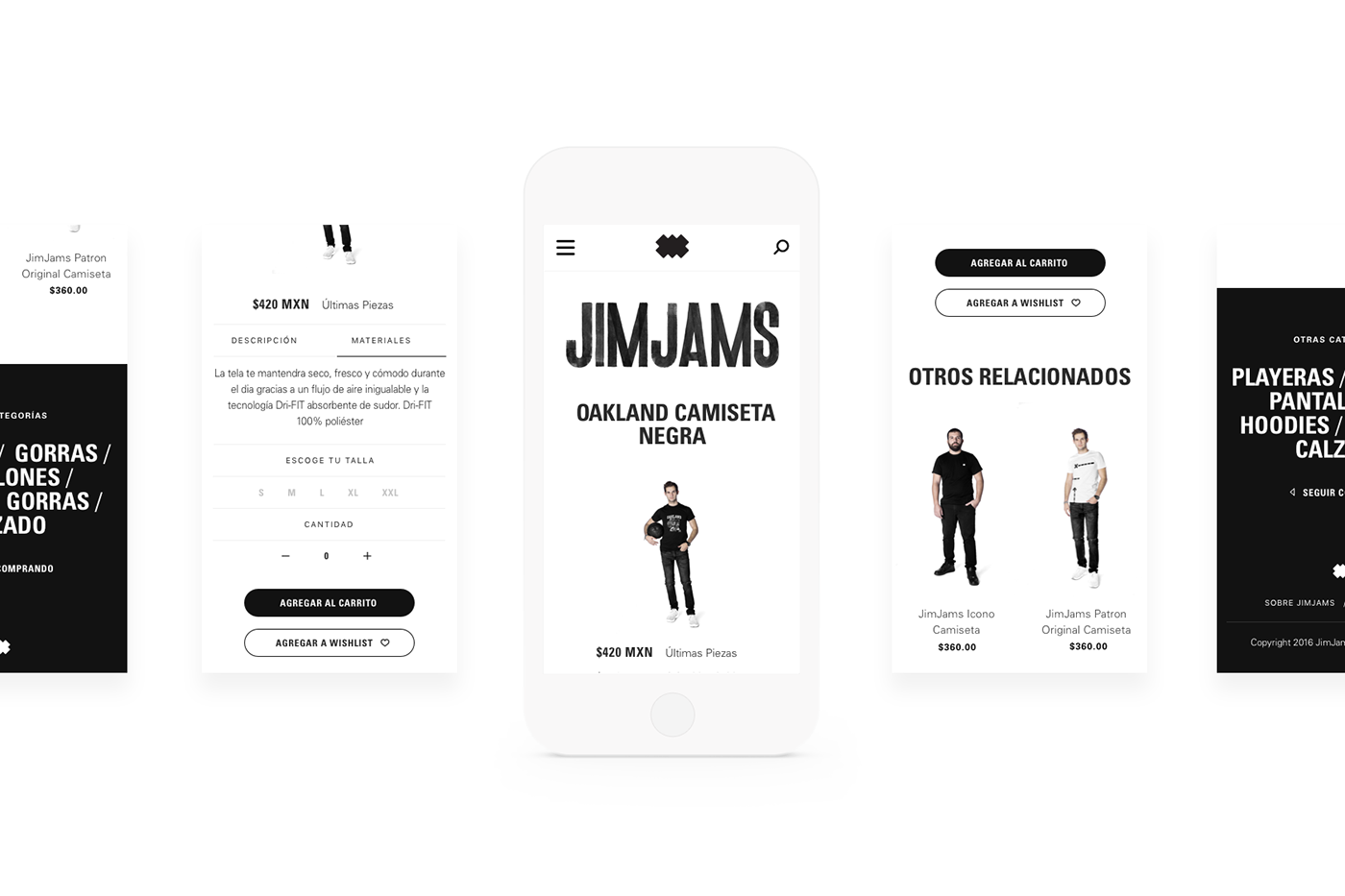 jimjams sports Website UI/UX brushes online shop filters Responsive