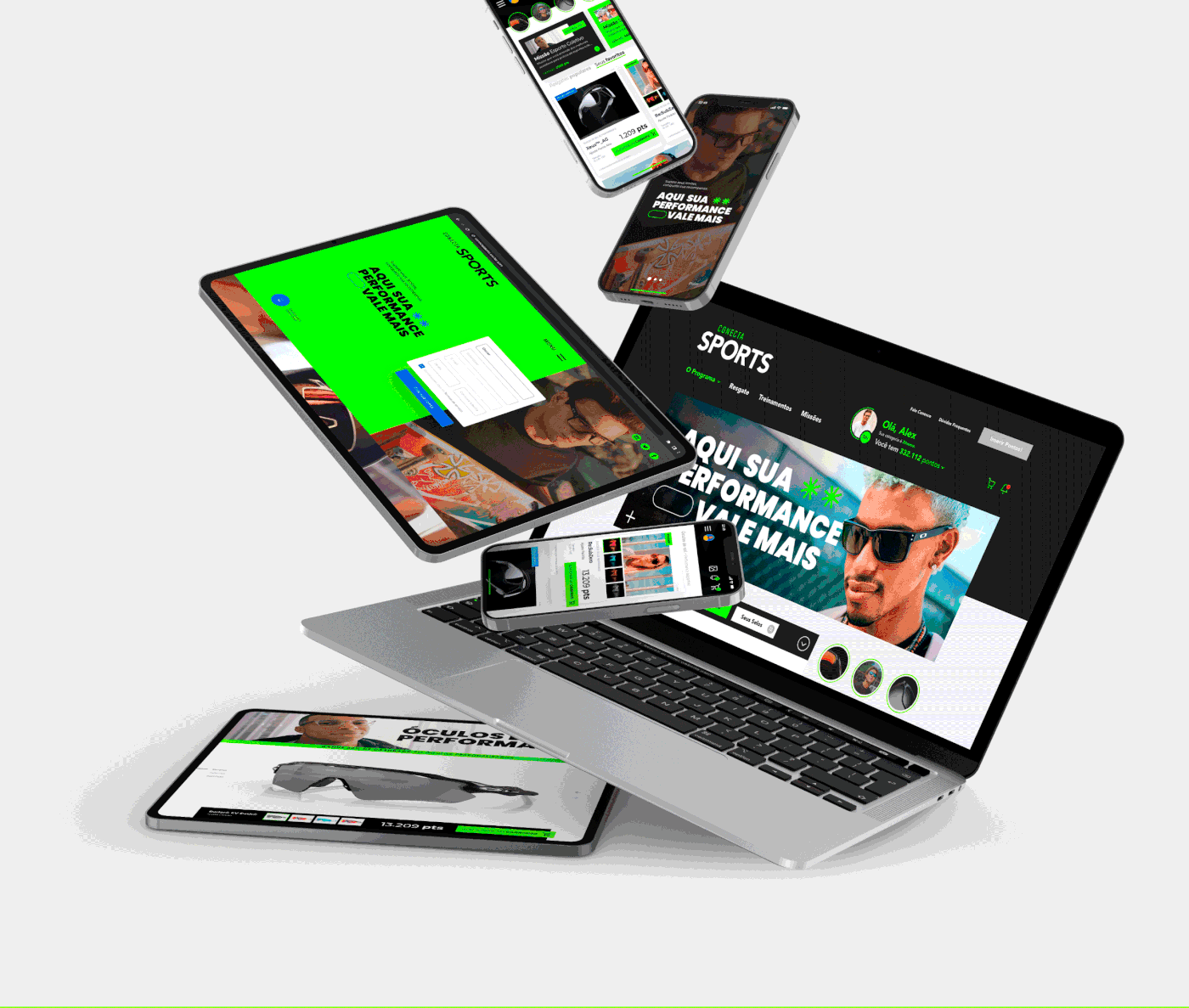 application branding  loyalti program marca Mobile app sport UI/UX user interface visual identity Website