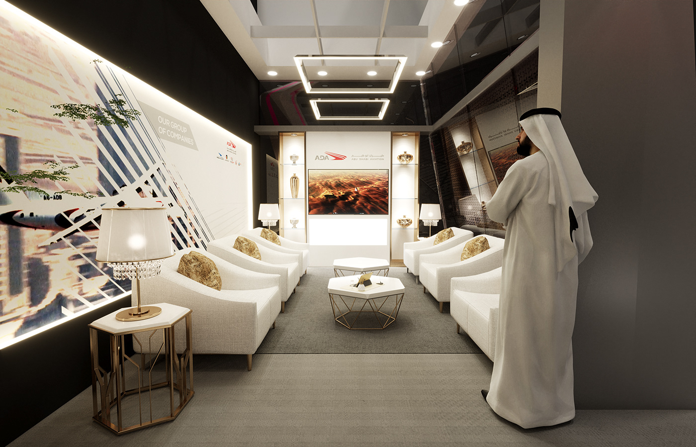3D 3d design architecture corona render  design Exhibition Design  Render UAE Uae Dubai visualization