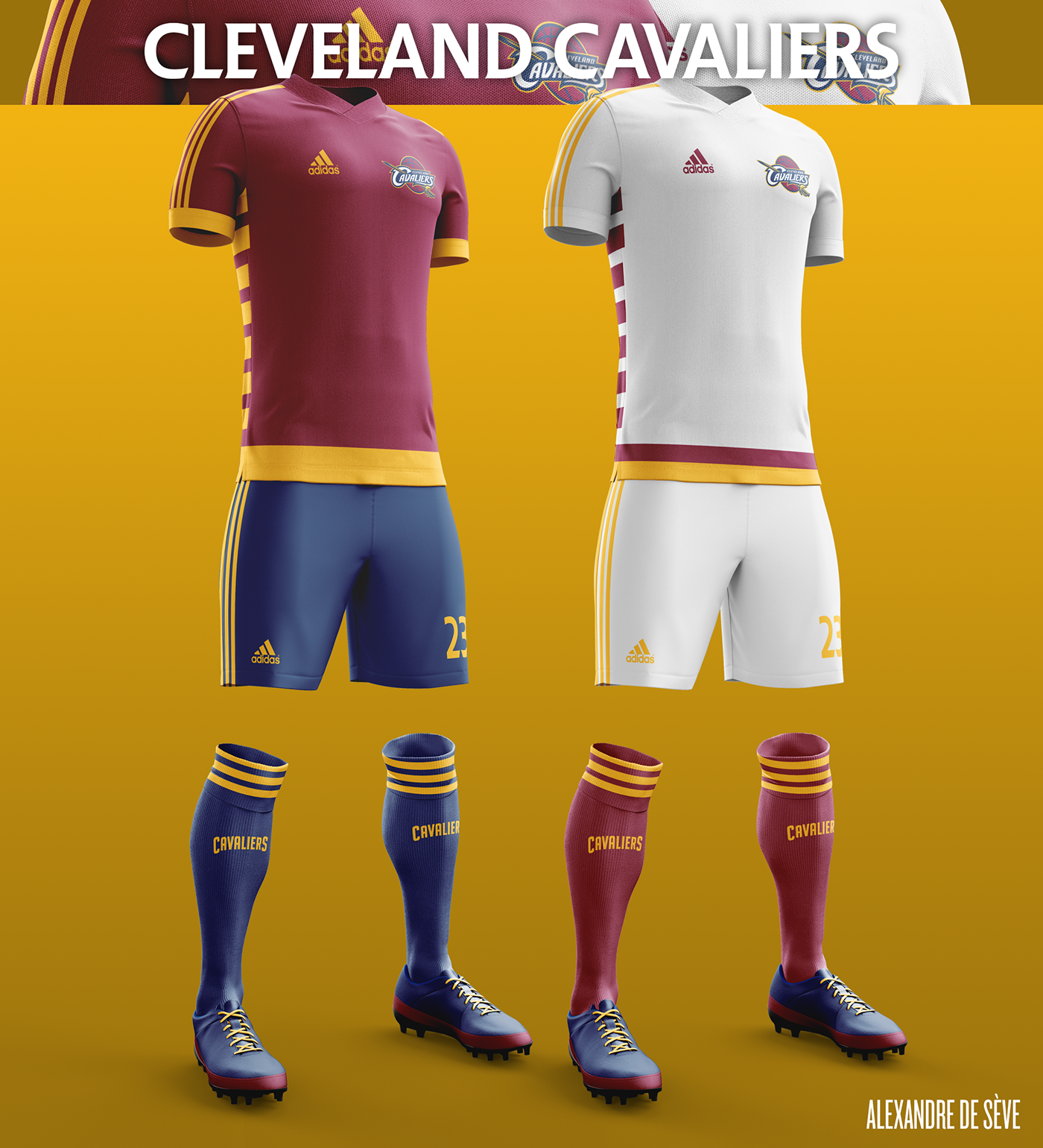Talisman & Co. | Cleveland Cavaliers Soccer Concept Kit
